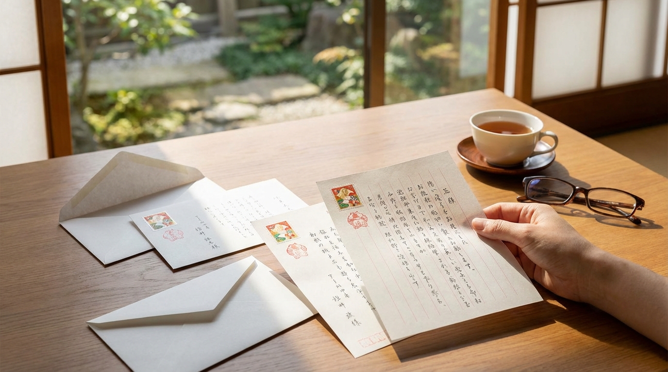 終活年賀状を出した後の対応｜返事が届いたときは？