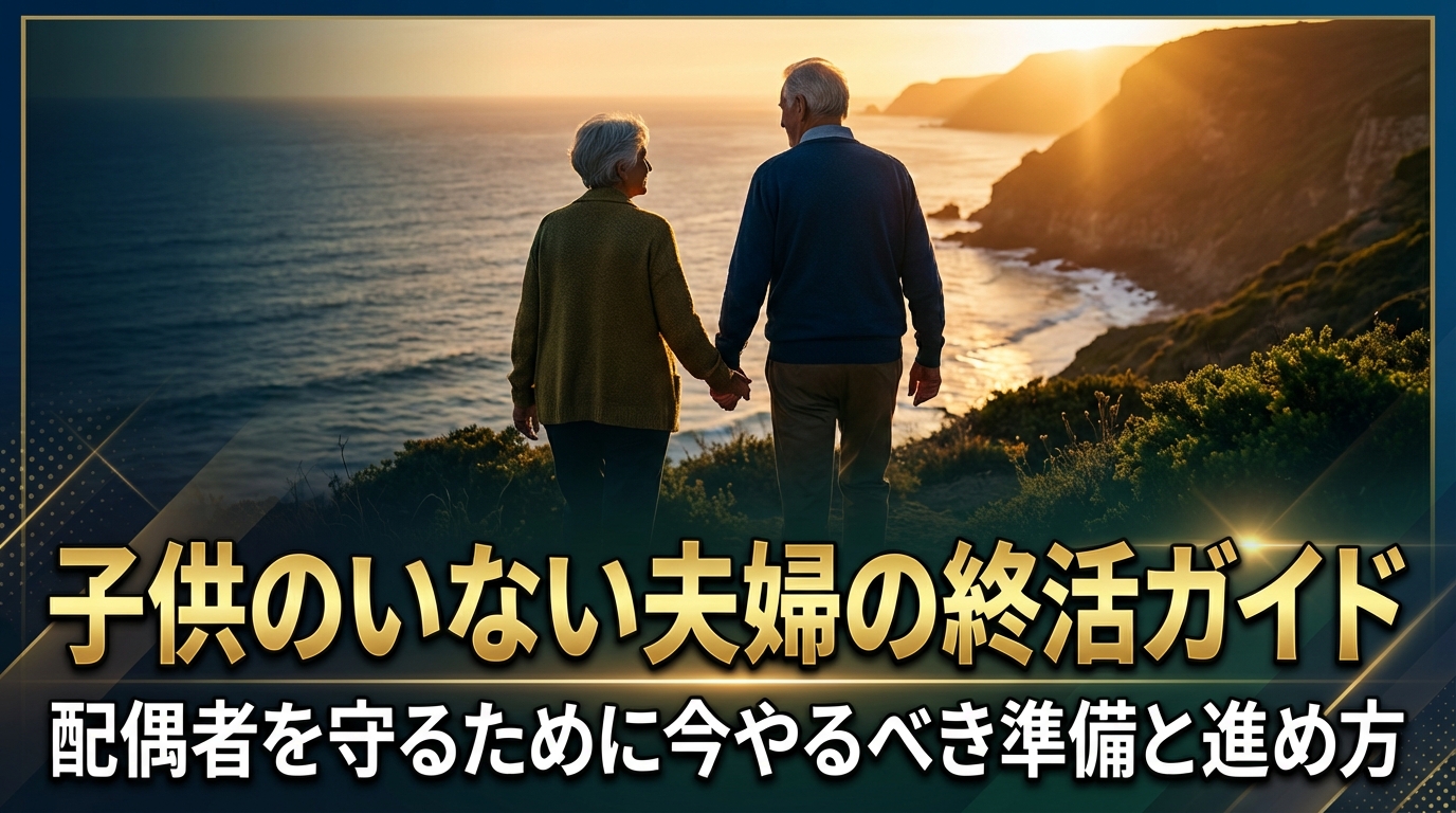 子供のいない夫婦の終活ガイド｜配偶者を守るために今やるべき準備と進め方