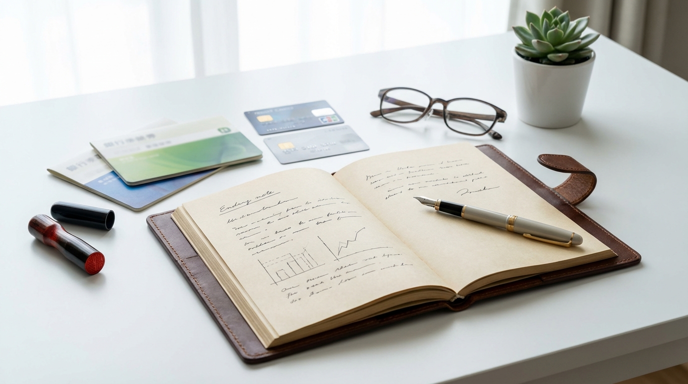 エンディングノートへの銀行口座の書き方【記載例付き】