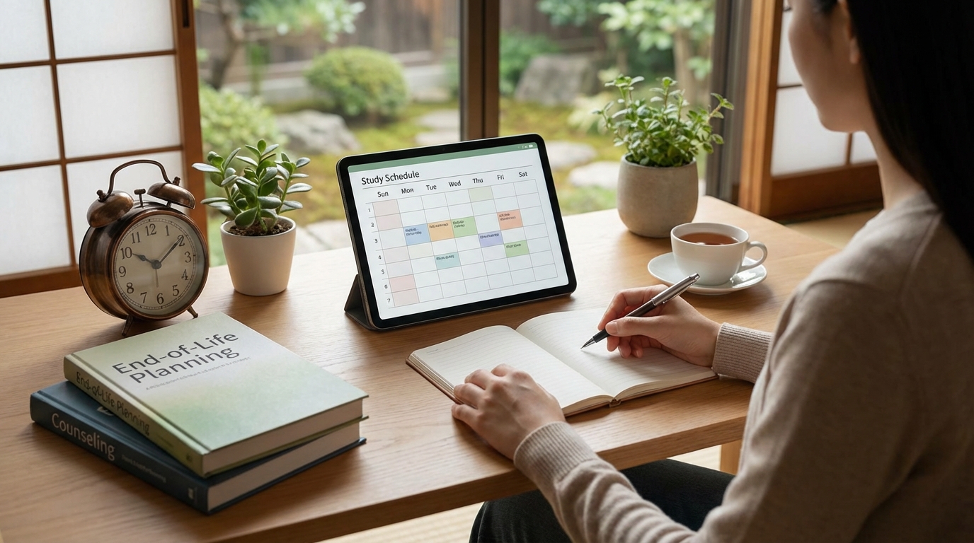 独学でも終活カウンセラーになれる？おすすめ勉強法と学習スケジュール