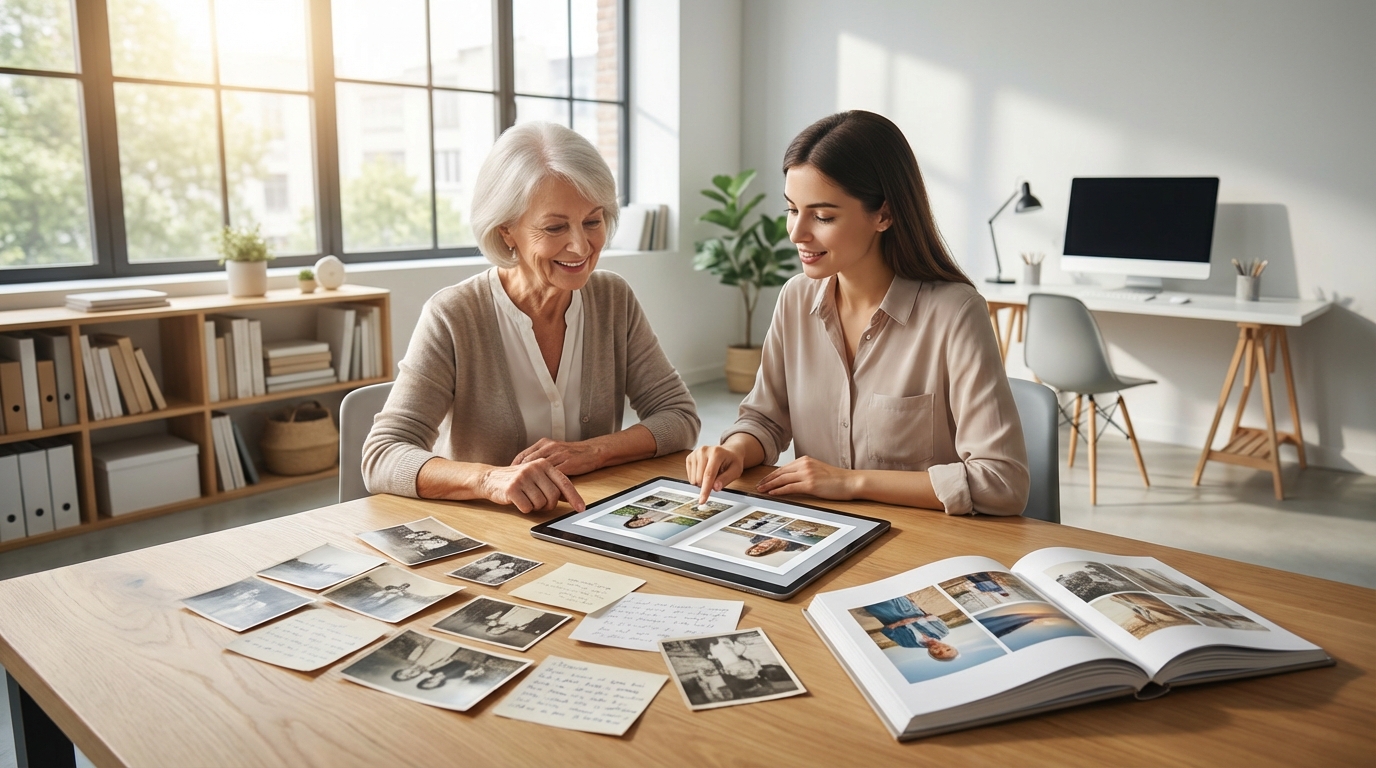 自分で終活アルバムを作るのが難しい場合の選択肢