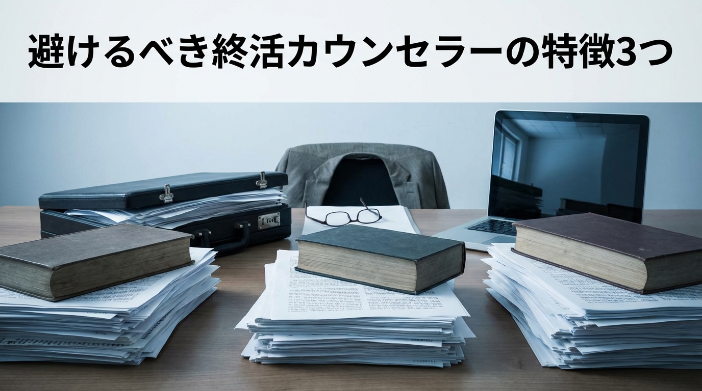 避けるべき終活カウンセラーの特徴3つ
