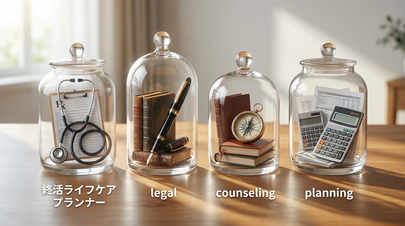 終活ライフケアプランナーなど他の終活資格との違い