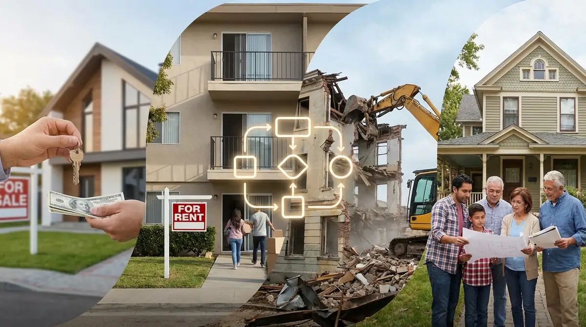 【比較表】売却・賃貸・解体・相続｜どれを選ぶべき？