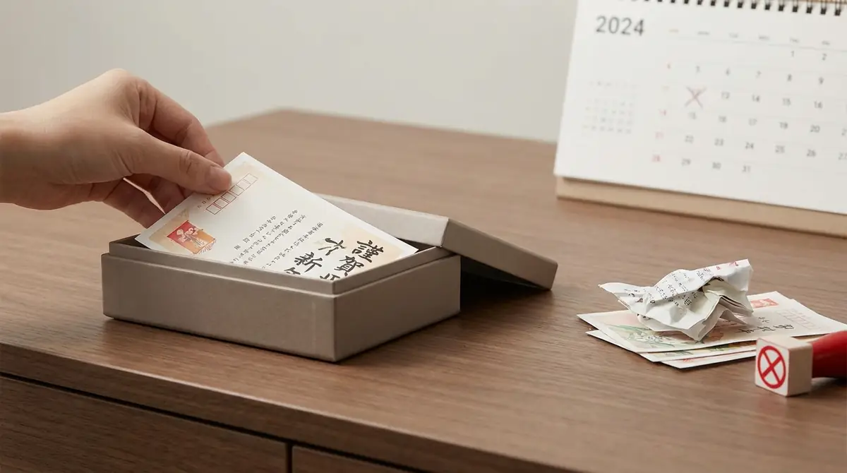 年賀状じまいで避けるべきNG表現と失敗例3選