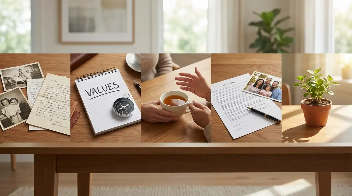 厚労省が示す人生会議の進め方5ステップ