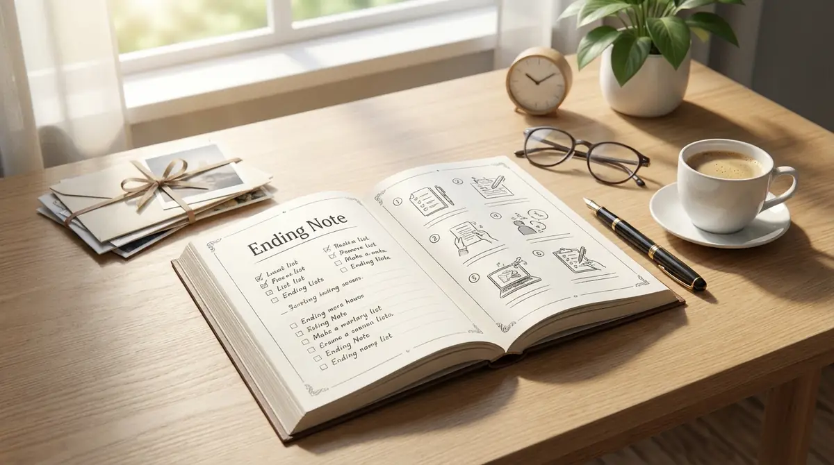 挫折しないエンディングノートの書き方【順番とコツ】