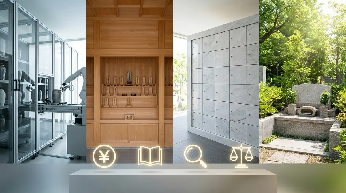 納骨堂4タイプの特徴と費用を比較｜選ぶ前に知るべき基礎知識