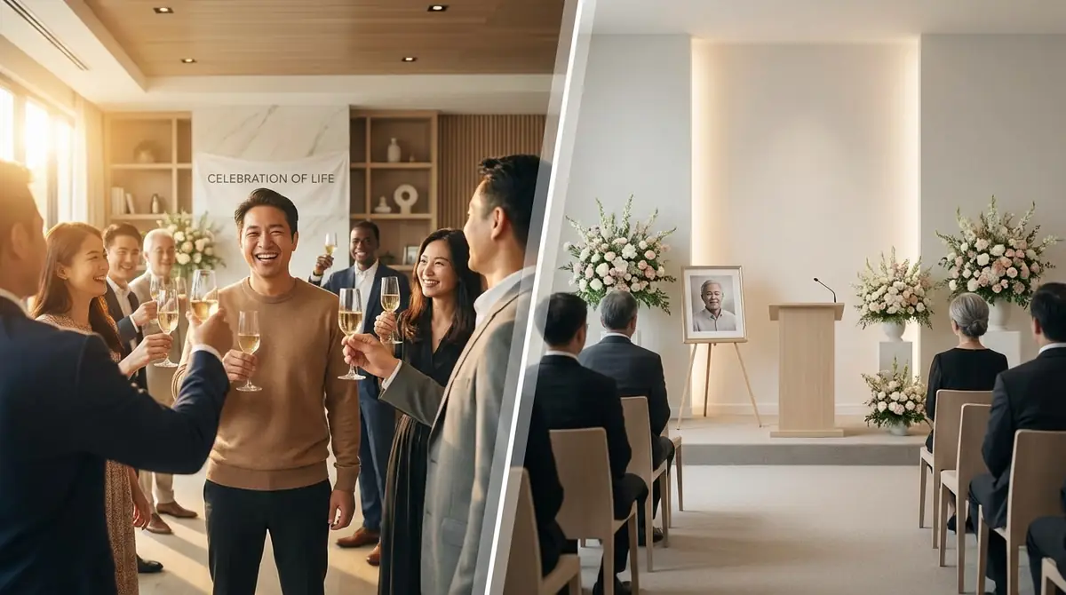 生前葬と通常の葬儀・お別れ会の違い【比較表付き】