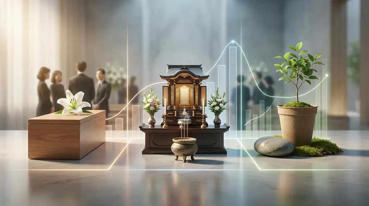 【形式別】葬儀費用の相場を比較