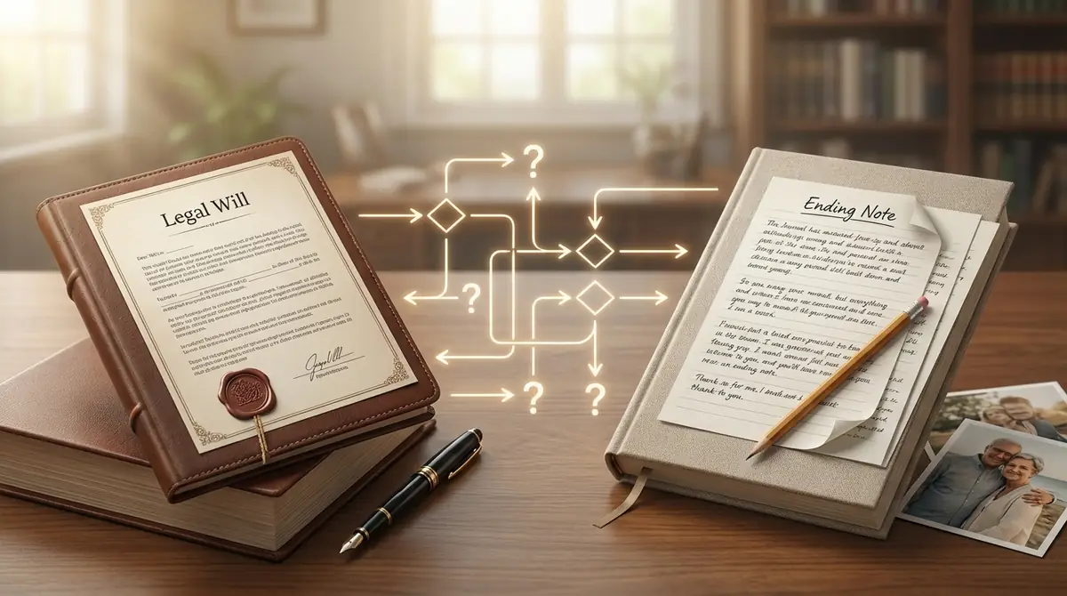 遺言書とエンディングノートはどちらを作るべき？【判断フローチャート】