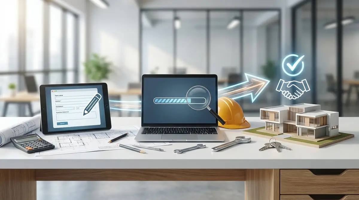 見積もり依頼から作業完了までの流れ【3ステップ】