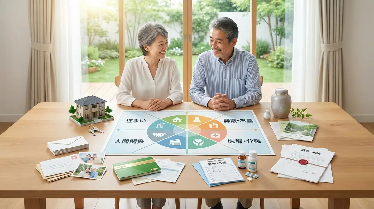 暮らしづくり終活で取り組む6つの領域【全体像を把握】